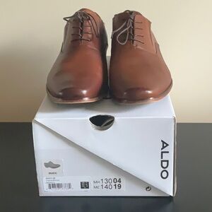 Aldo Men's Brown Leather Dress Shoes